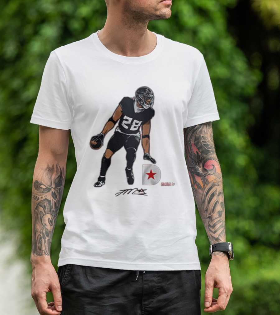 Joe Mixon 28 Houston Texans NFL Signature Player T-Shirt
