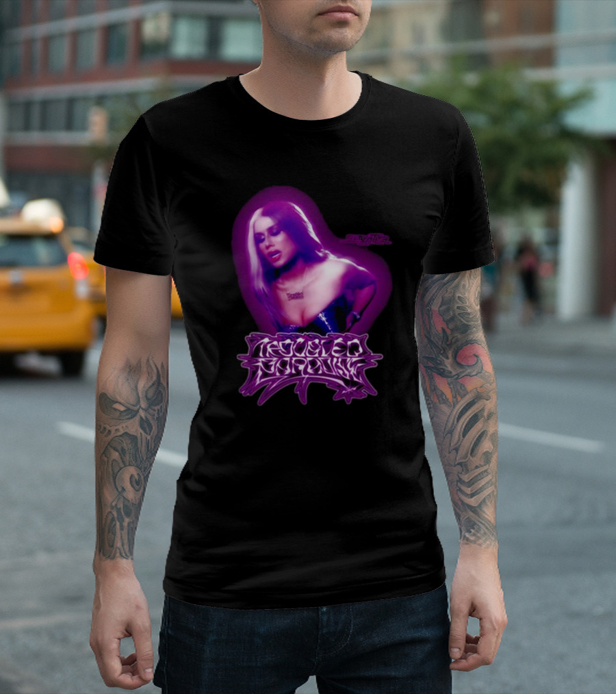 Slayyyter Troubled Paradise Purple Aura T-Shirt