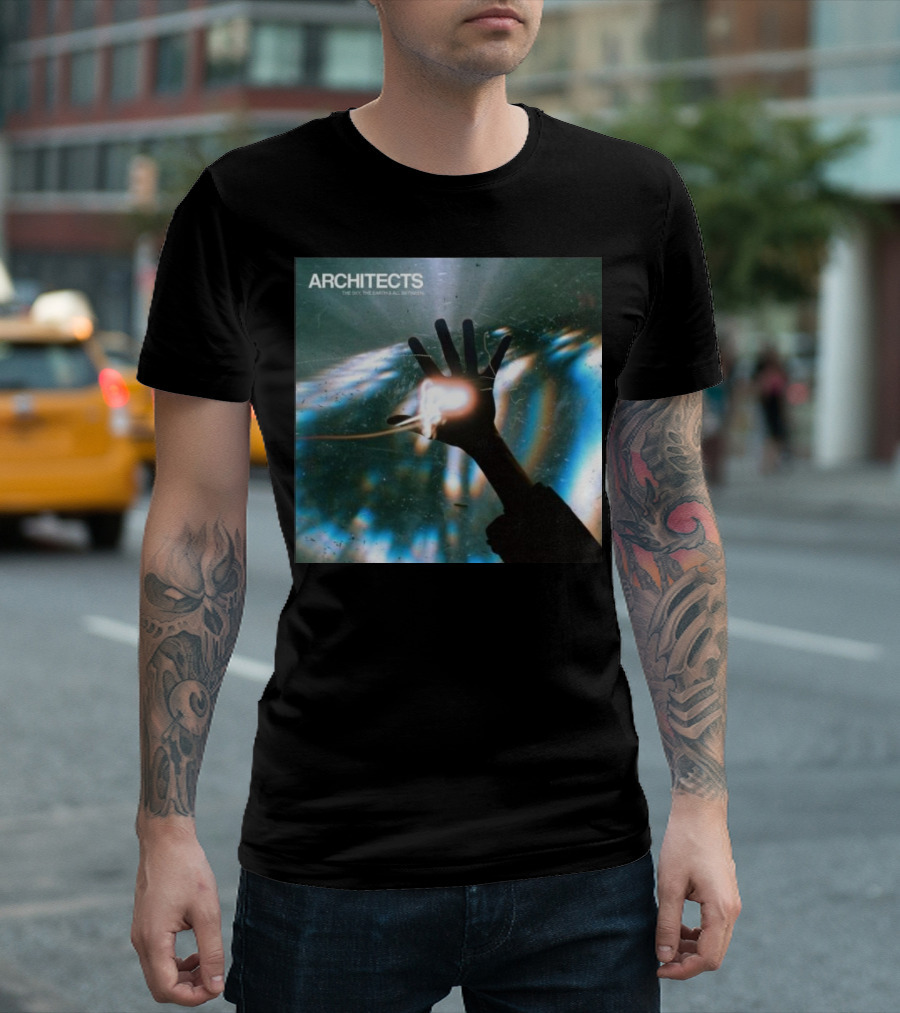 ARCHITECTS The Sky, The Earth and All Between Hand Through Light Rays T-Shirt