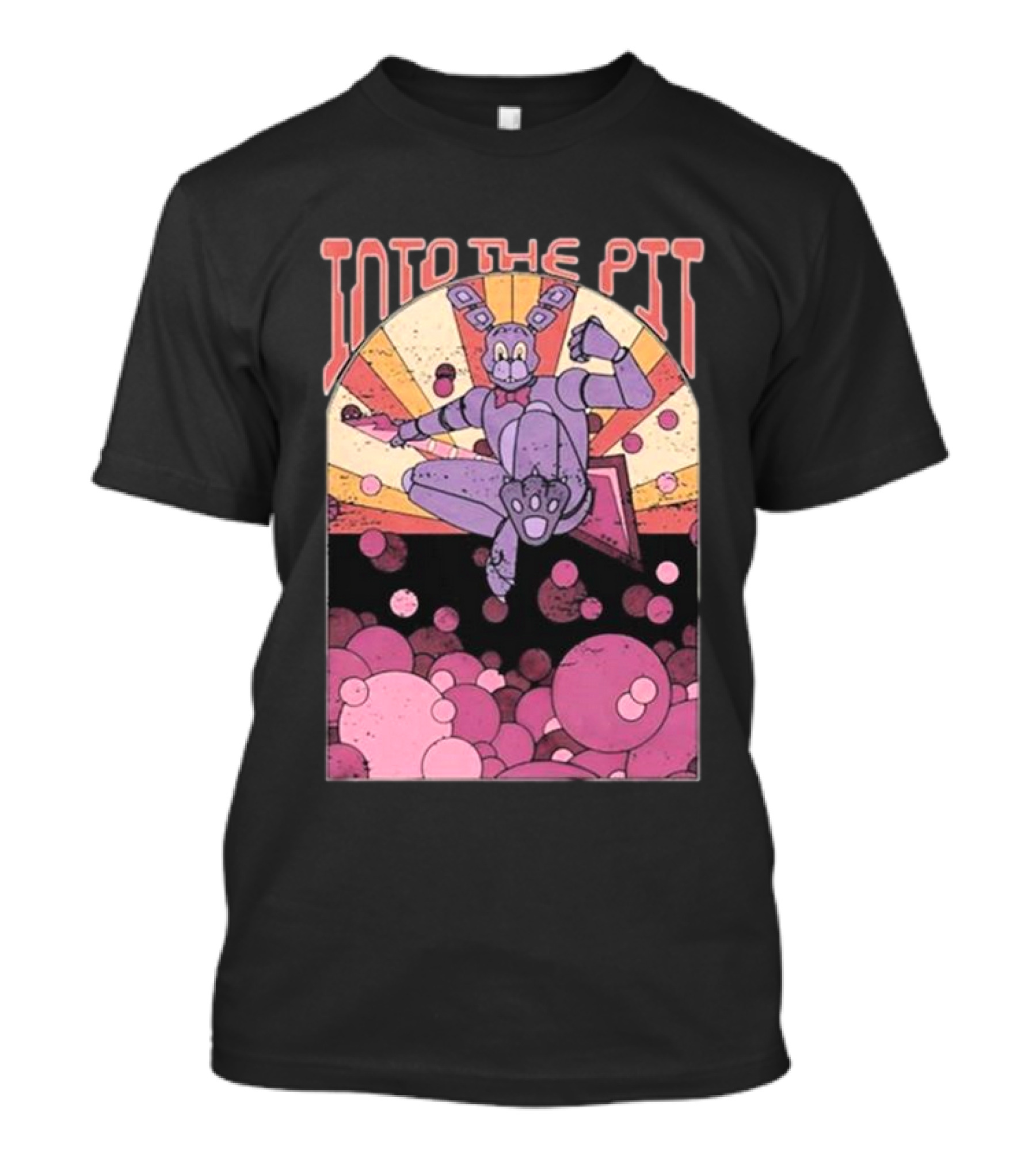 Into The Pit Five Nights At Freddy's Ball Pit Bonnie T-Shirt