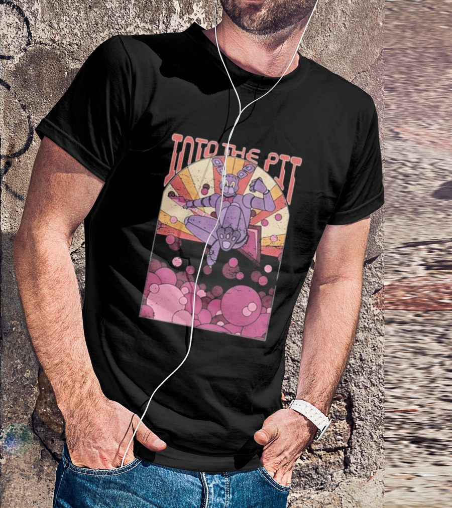 Into The Pit Five Nights At Freddy's Ball Pit Bonnie T-Shirt