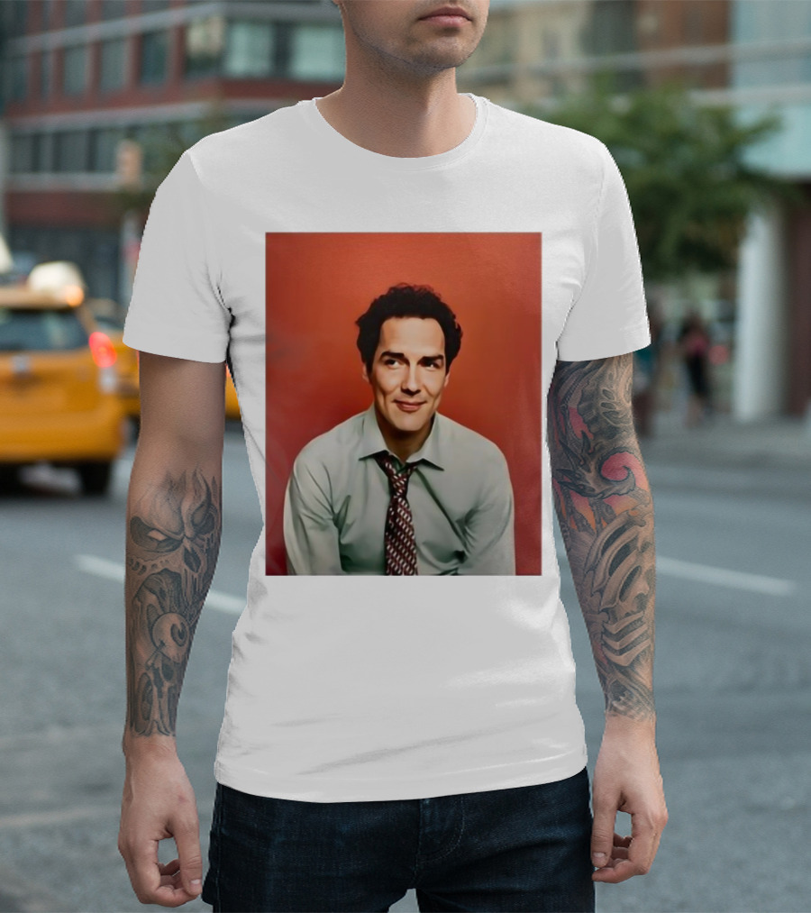 Ahren Stringer Wearing Norm Macdonald Photo T-Shirt