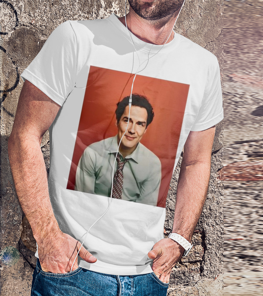 Ahren Stringer Wearing Norm Macdonald Photo T-Shirt