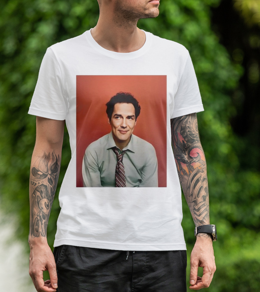 Ahren Stringer Wearing Norm Macdonald Photo T-Shirt