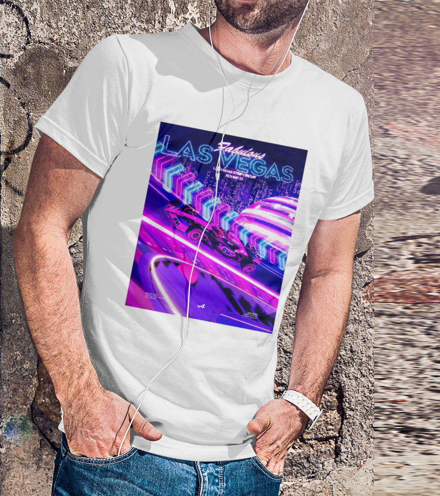 Fabulous Las Vegas Las Vegas Strip Circuit Round 22 Race Day Primer Chat Pack T-Shirt