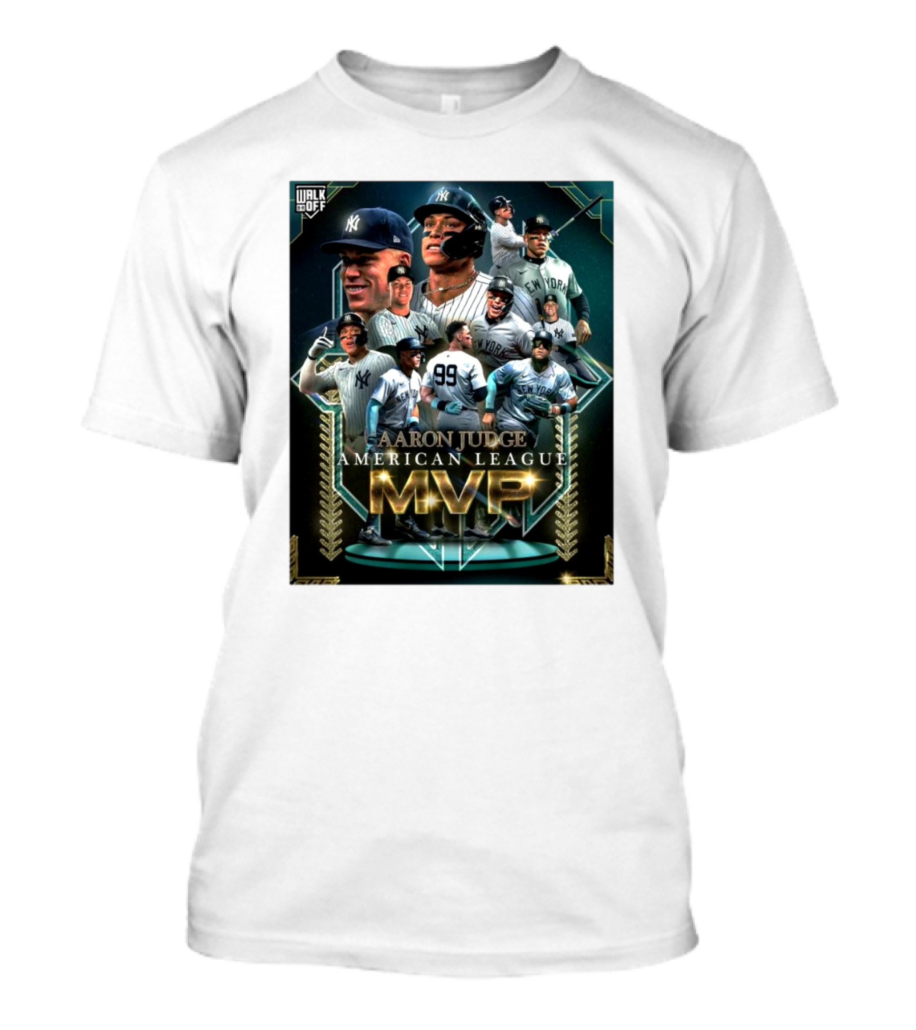New York Yankees Aaron Judge American League MVP Walk Off T-Shirt