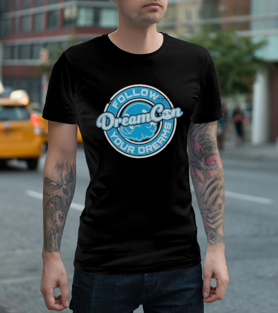 DreamCon Follow Your Dreams Dreamconvention Standard Cloud Badge T-Shirt
