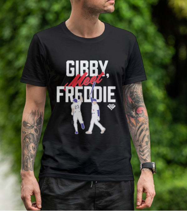 Gibby Meet Freddie Baseball Players 23 5 T-Shirt