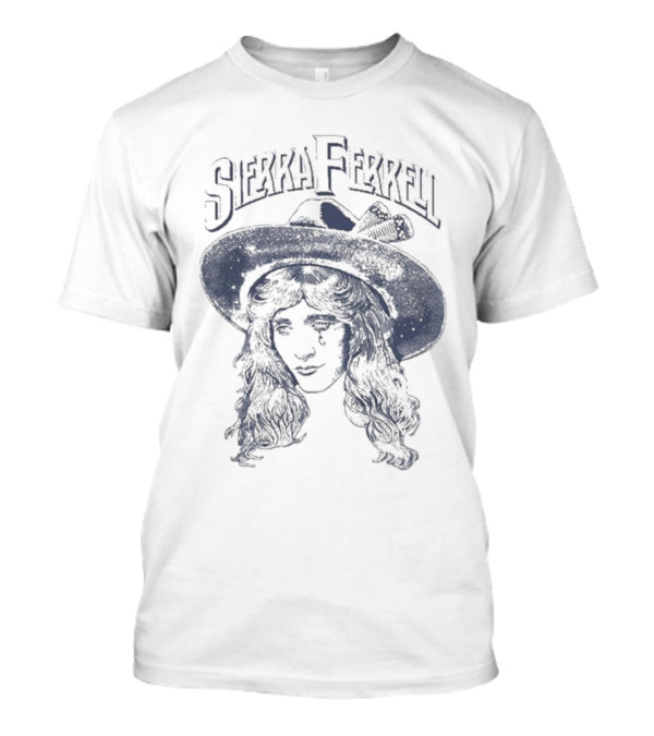 Sierra Ferrell Floating Head With Hat And Long Hair T-Shirt