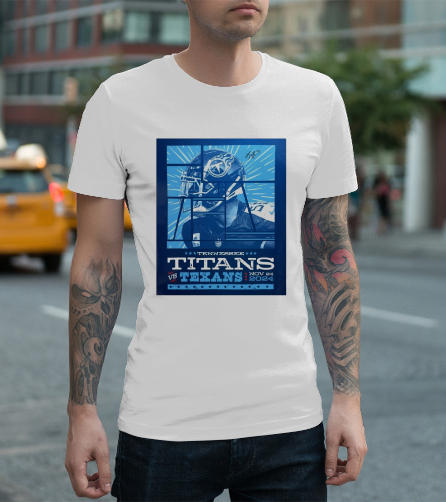 Tennessee Titans Vs Houston Texans Nov 24 T-Shirt