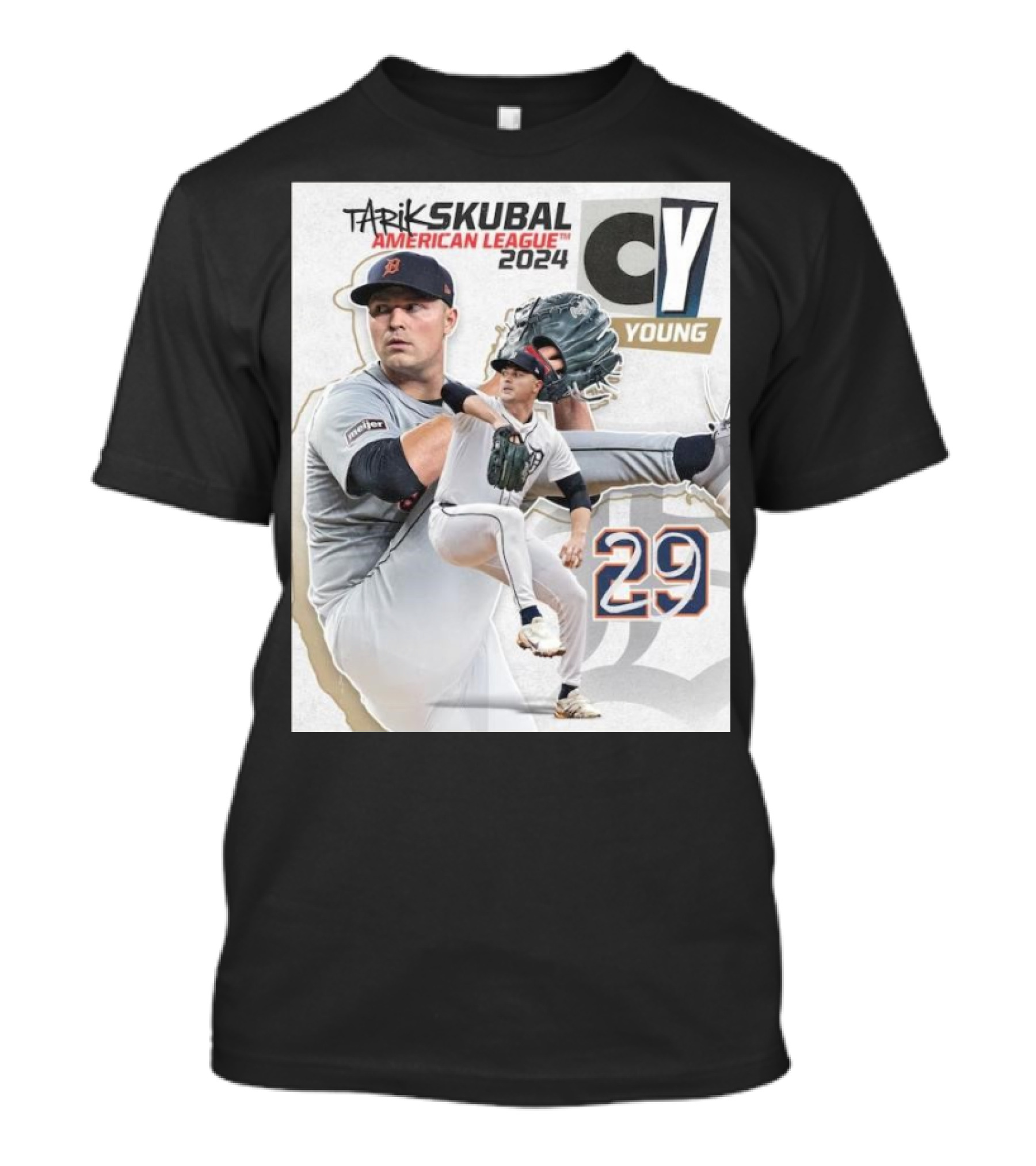 Tarik Skubal American League 2024 Cy Young 29 T-Shirt