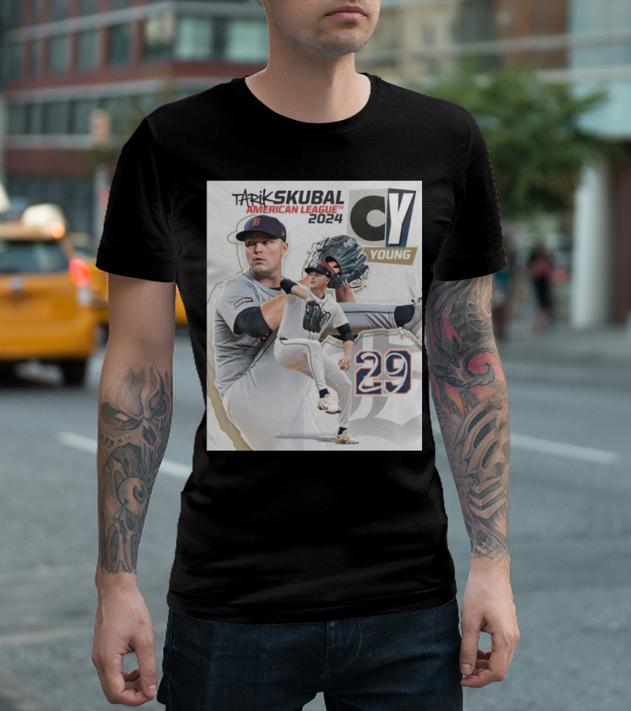 Tarik Skubal American League 2024 Cy Young 29 T-Shirt