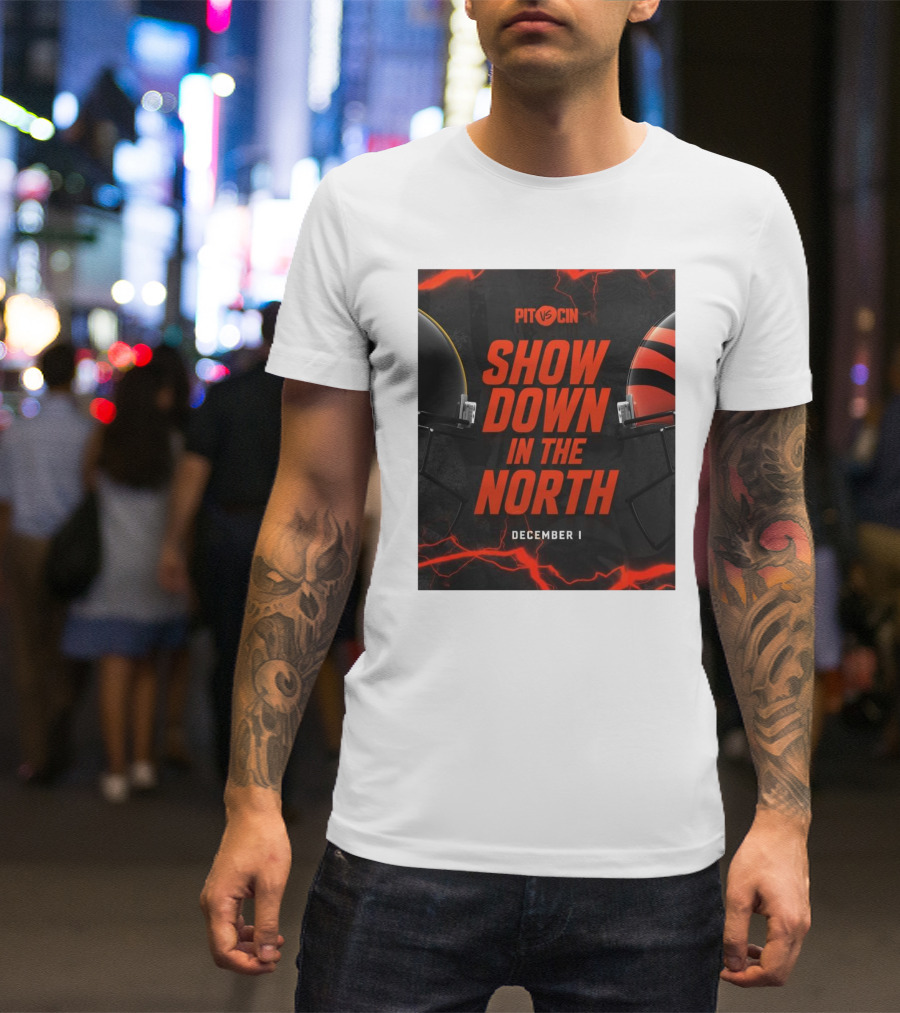 PIT VS CIN Showdown In The North December 1 T-Shirt