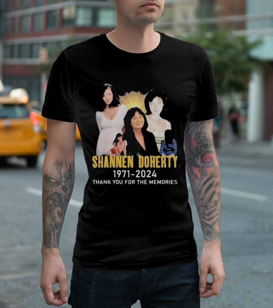 Shannen Doherty 1971-2024 Thank You For The Memories Iconic T-Shirt