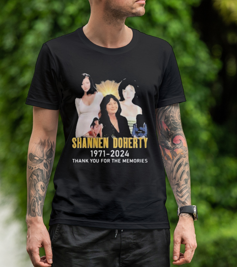 Shannen Doherty 1971-2024 Thank You For The Memories Iconic T-Shirt
