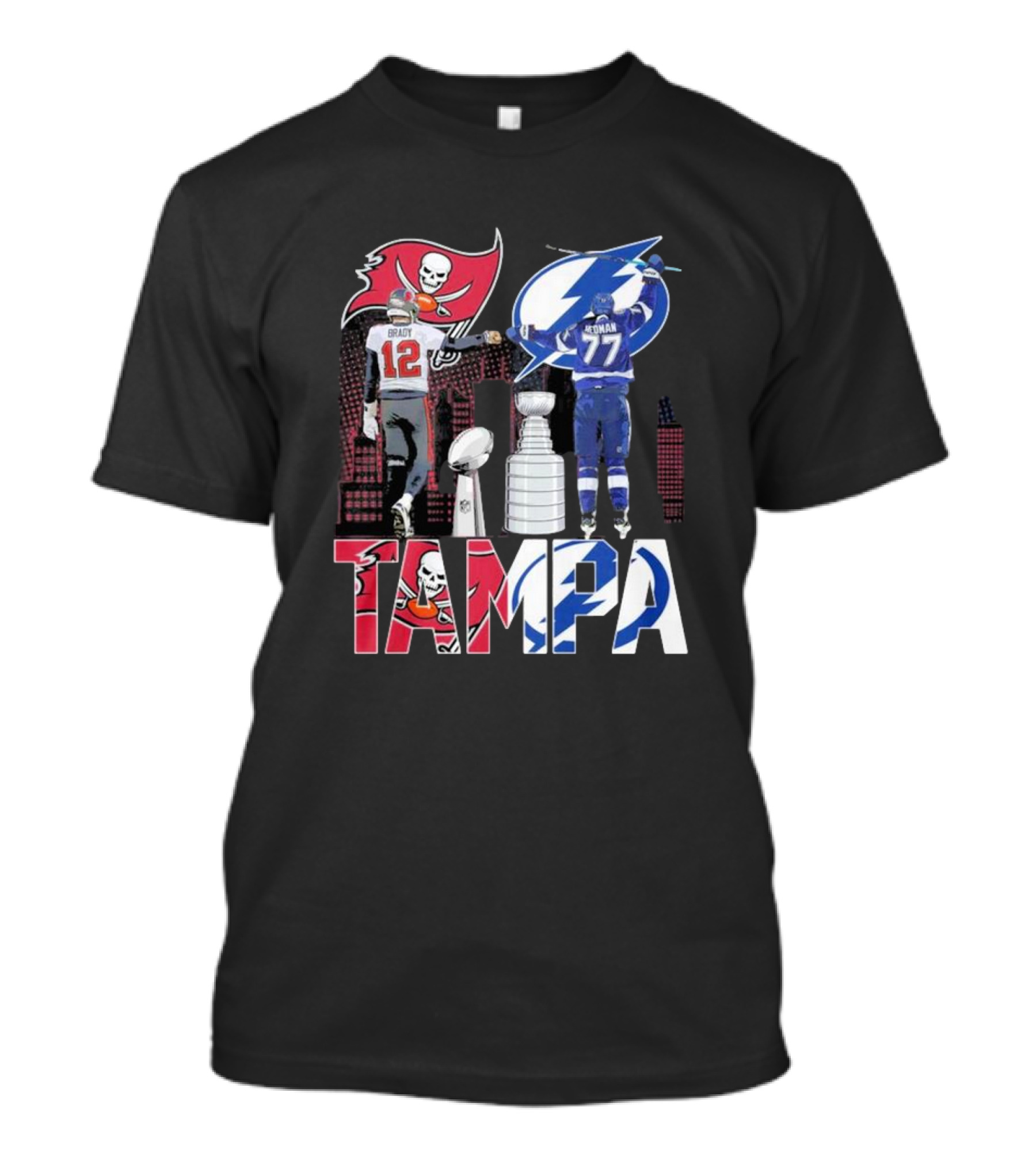 Tampa Bay Buccaneers And Lightning Champions Brady Koman T-Shirt