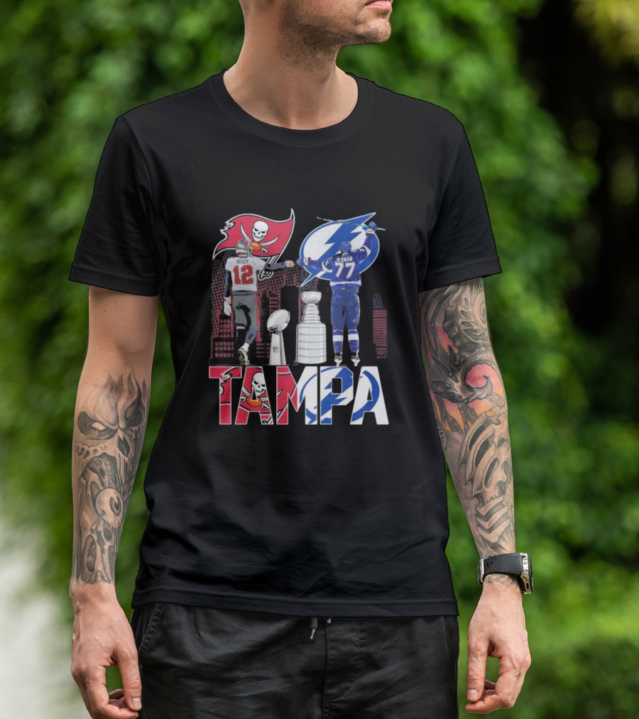 Tampa Bay Buccaneers And Lightning Champions Brady Koman T-Shirt