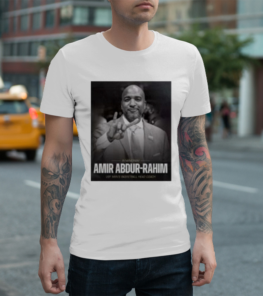 In Memoriam Amir Abdur-Rahim USF Men's Basketball Head Coach 1981-2024 T-Shirt
