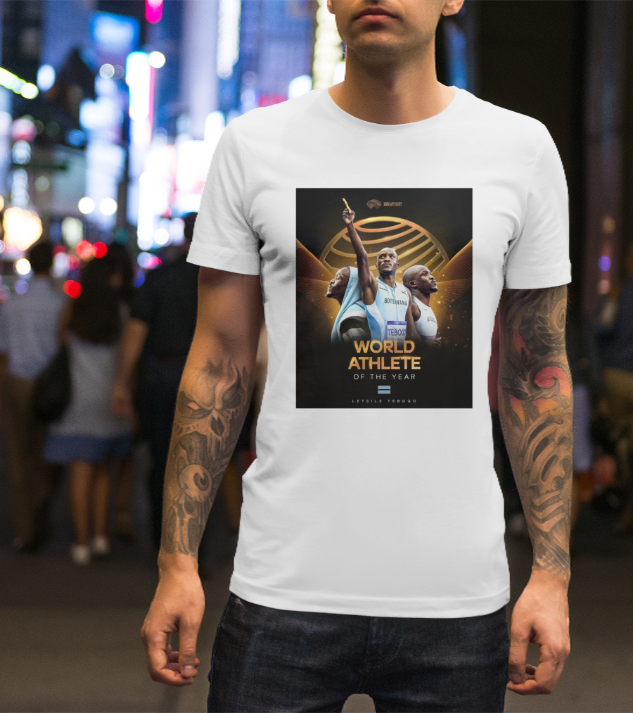 World Athlete Of The Year Letsile Tebogo Botswana World Athletics Awards T-Shirt
