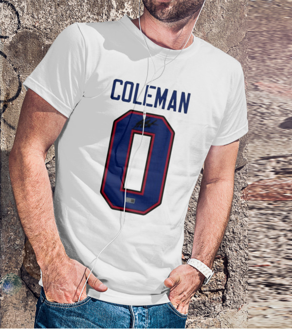 Coleman Signed Number 0 T-Shirt