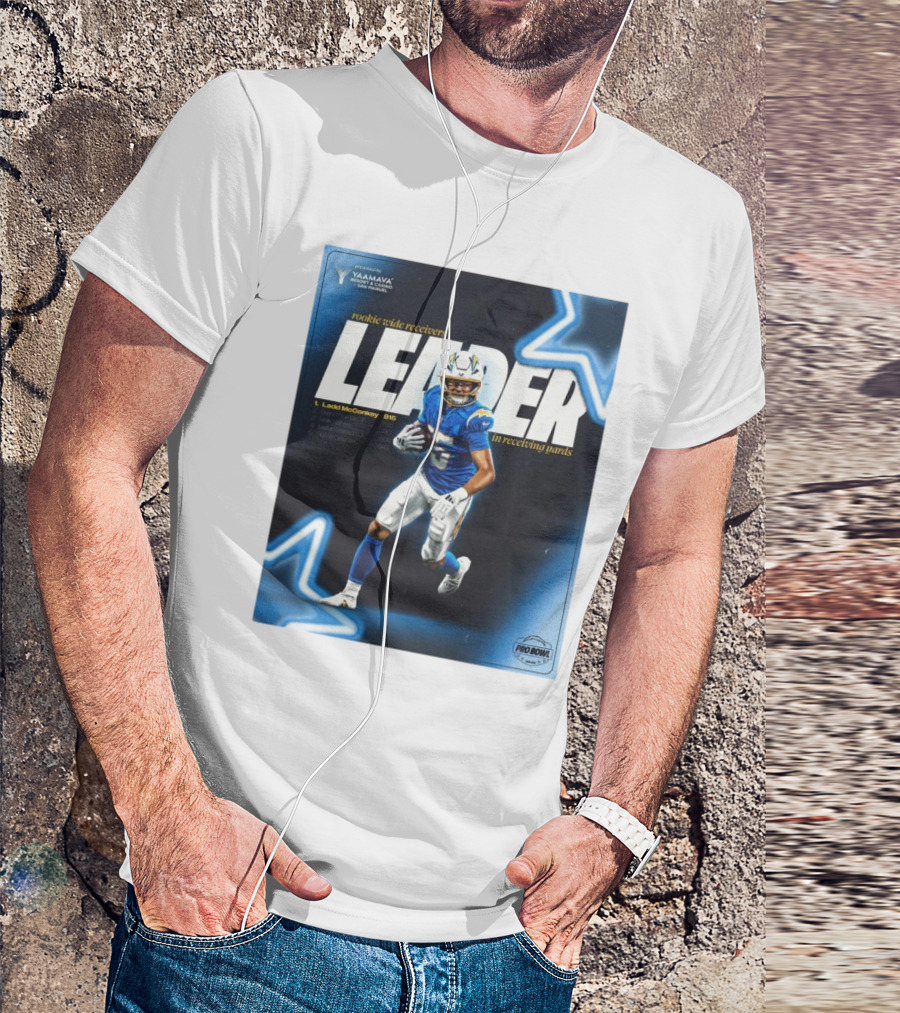 Presented By Yaamava' Resort And Casino Rookie Wide Receivers Leader In Receiving Yards Pro Bowl T-Shirt