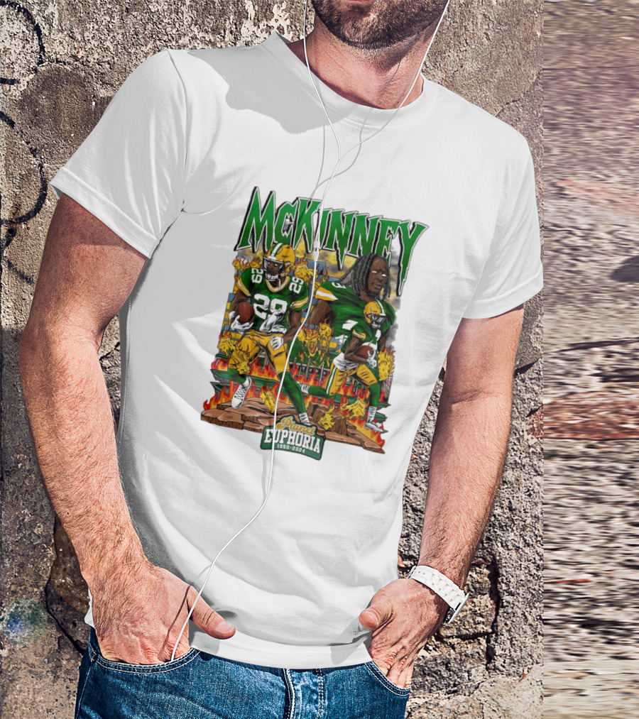 McKinney Green Bay Packers Planet Euphoria 1990-2024 NFL T-Shirt