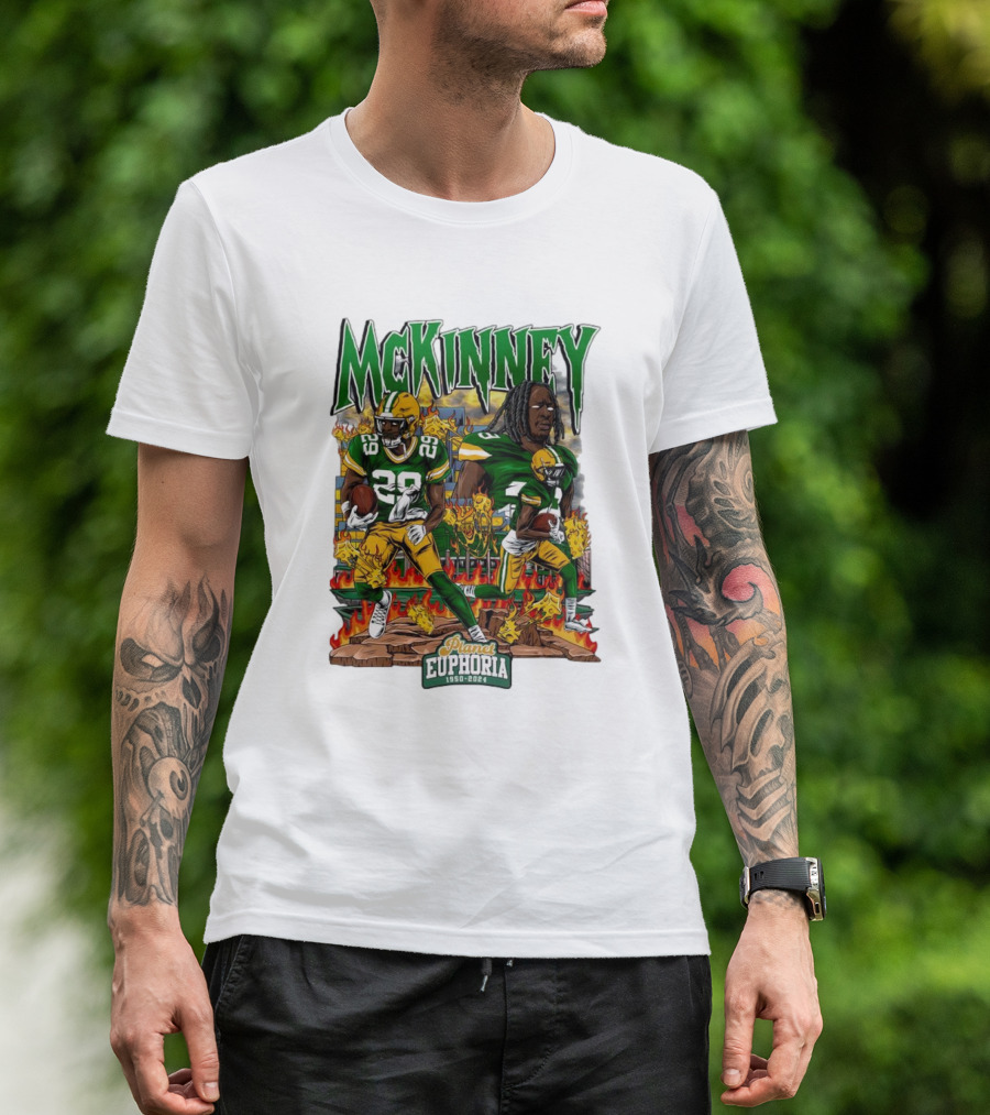 McKinney Green Bay Packers Planet Euphoria 1990-2024 NFL T-Shirt