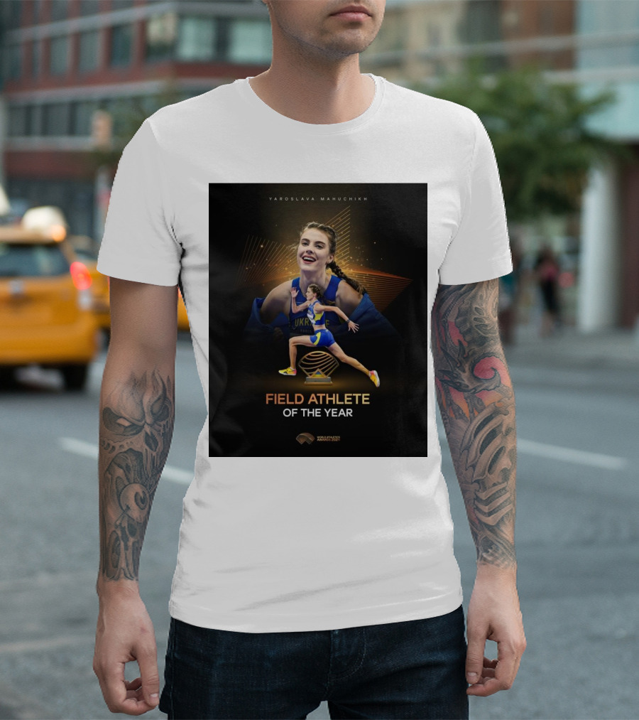 Yaroslava Mahuchikh Ukraine World Athletics Awards Field Athlete of the Year T-Shirt