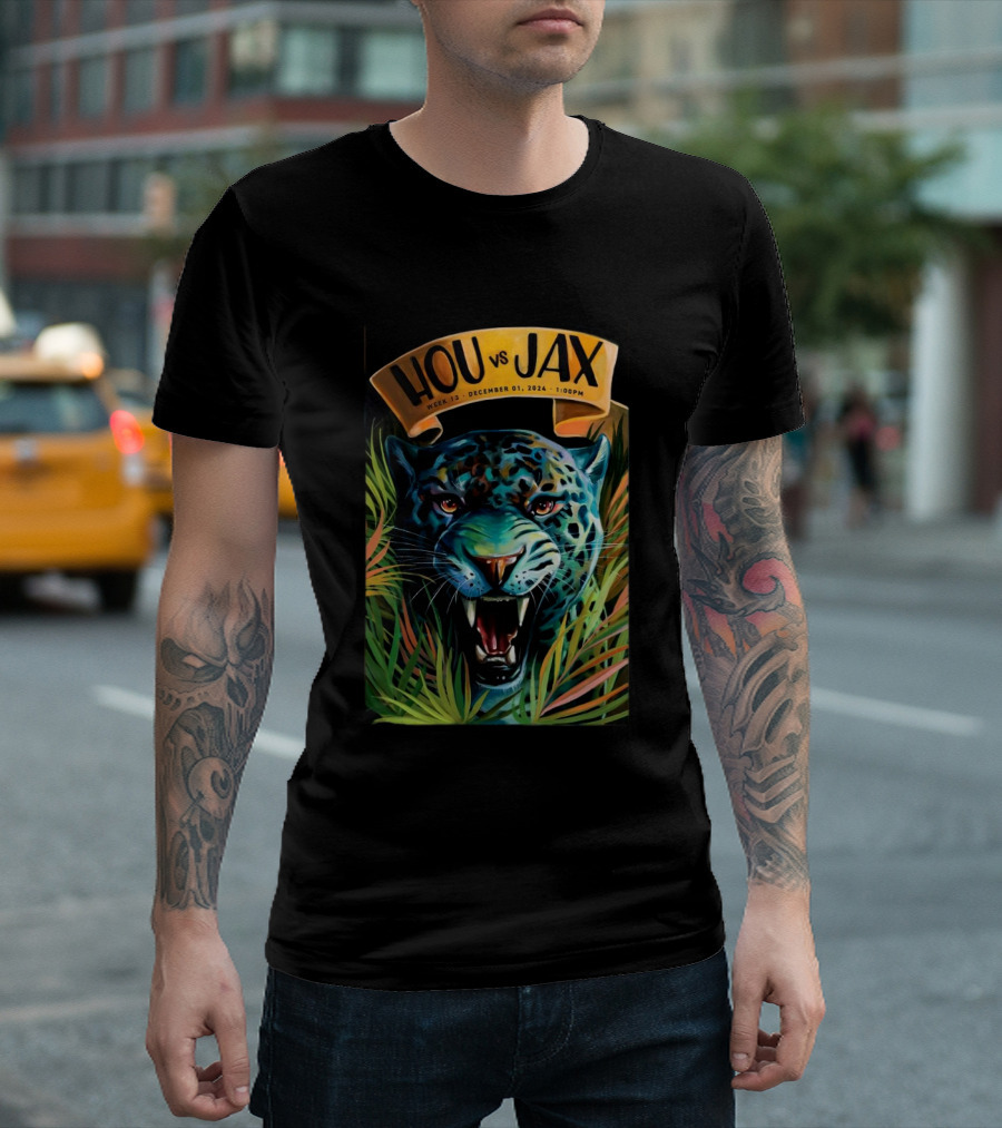 HOU vs JAX NFL Week 13 December 01 2024 1:00 PM T-Shirt
