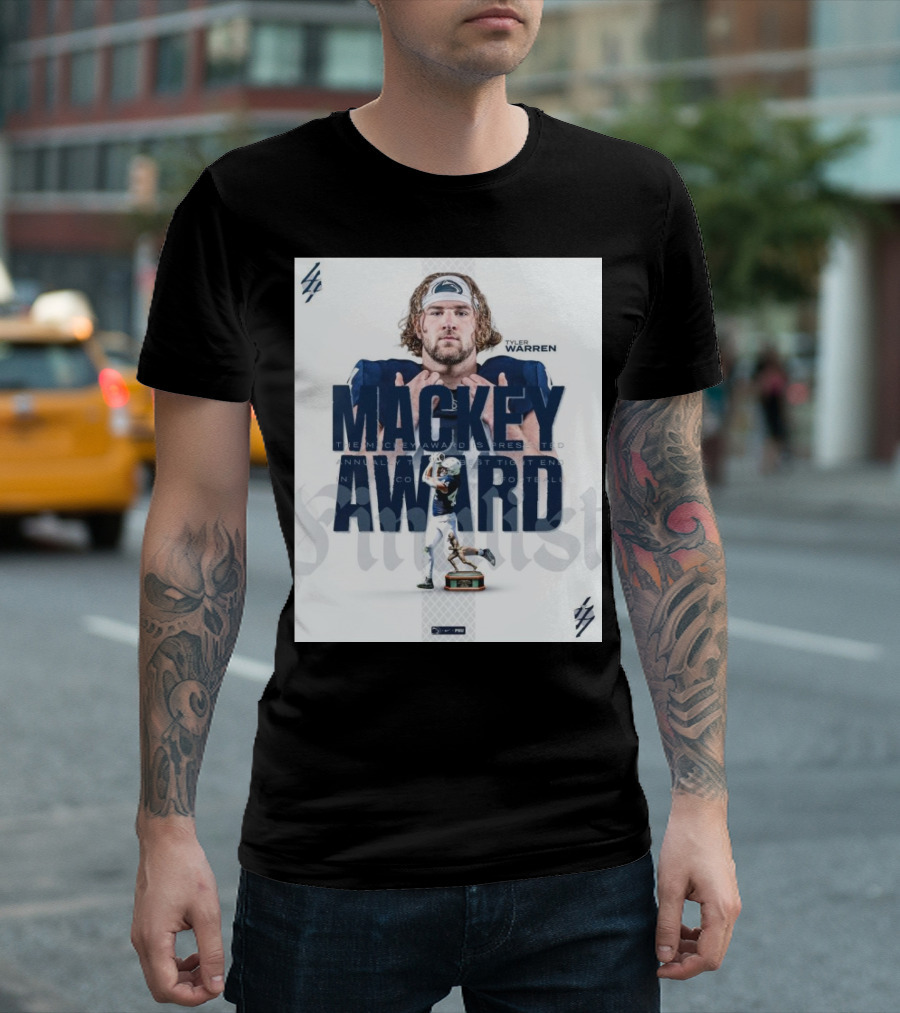Penn State Nittany Lions Mackey Award Tyler Warren Best Tight End T-Shirt