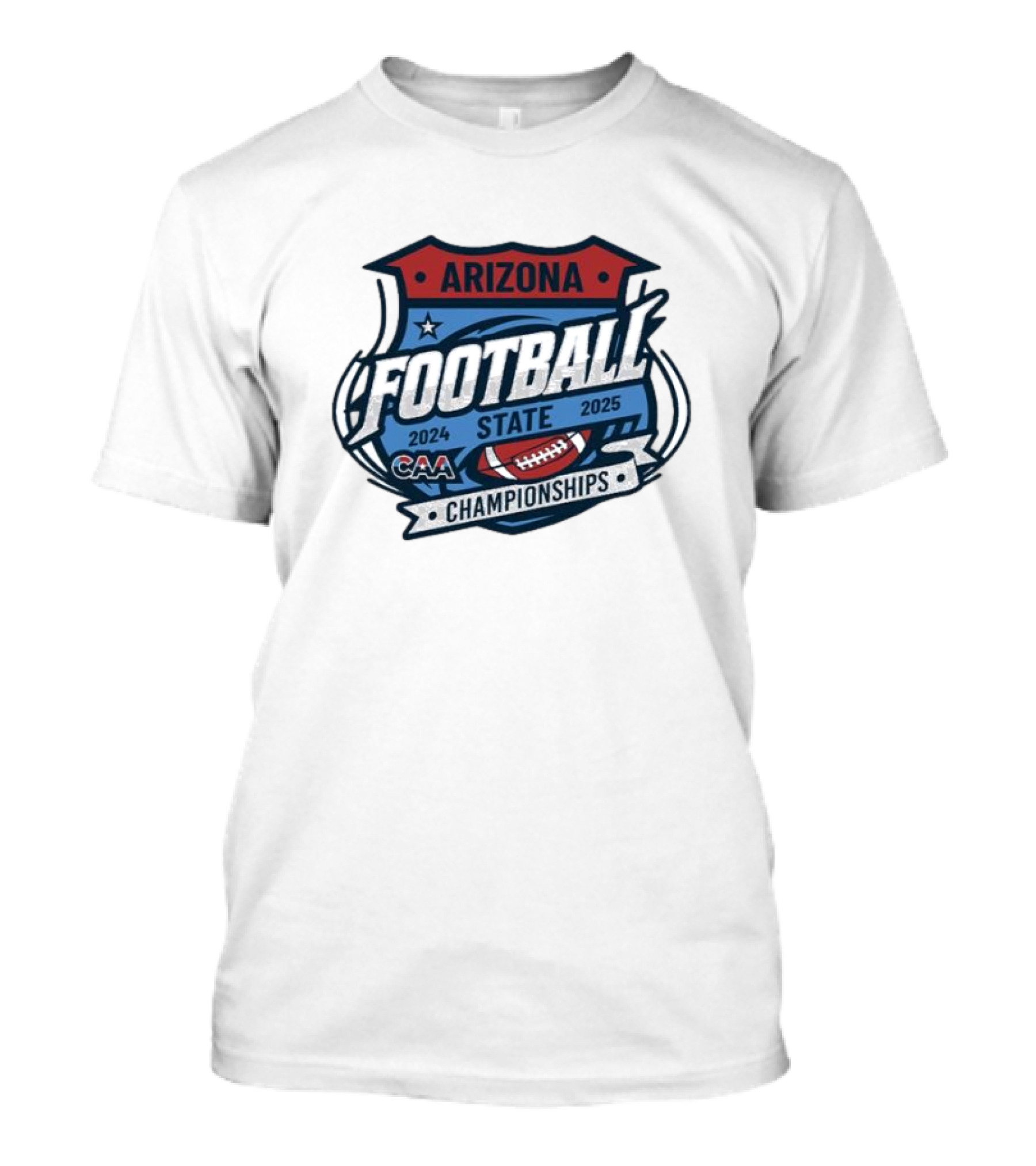 Arizona 2024-2025 CAA State Football Championships Flag Football T-Shirt