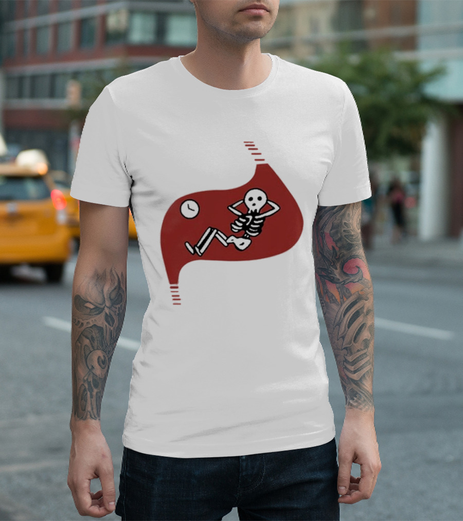 Daodaosama1125 Skeleton With Clock Death Of Dungeon Meshi Falin T-Shirt