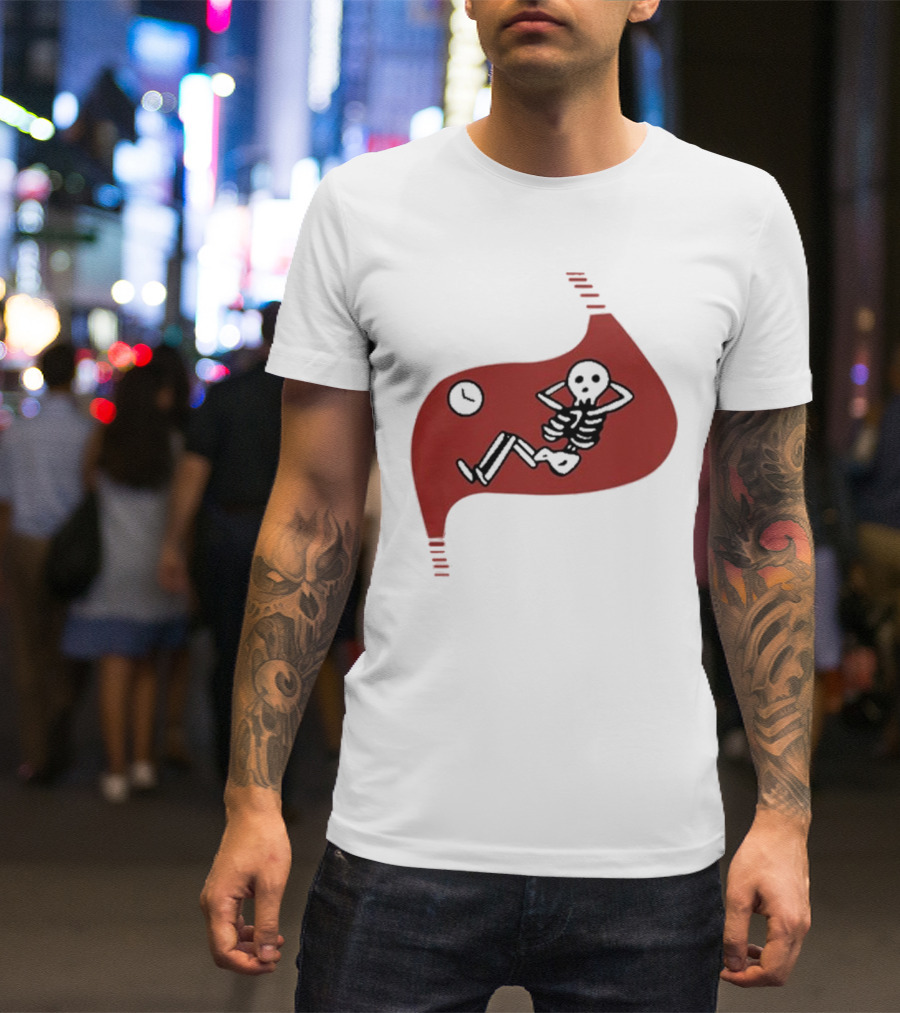 Daodaosama1125 Skeleton With Clock Death Of Dungeon Meshi Falin T-Shirt