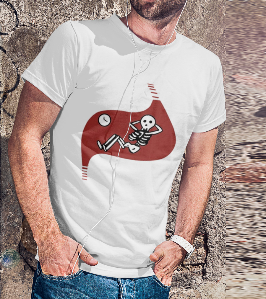 Daodaosama1125 Skeleton With Clock Death Of Dungeon Meshi Falin T-Shirt