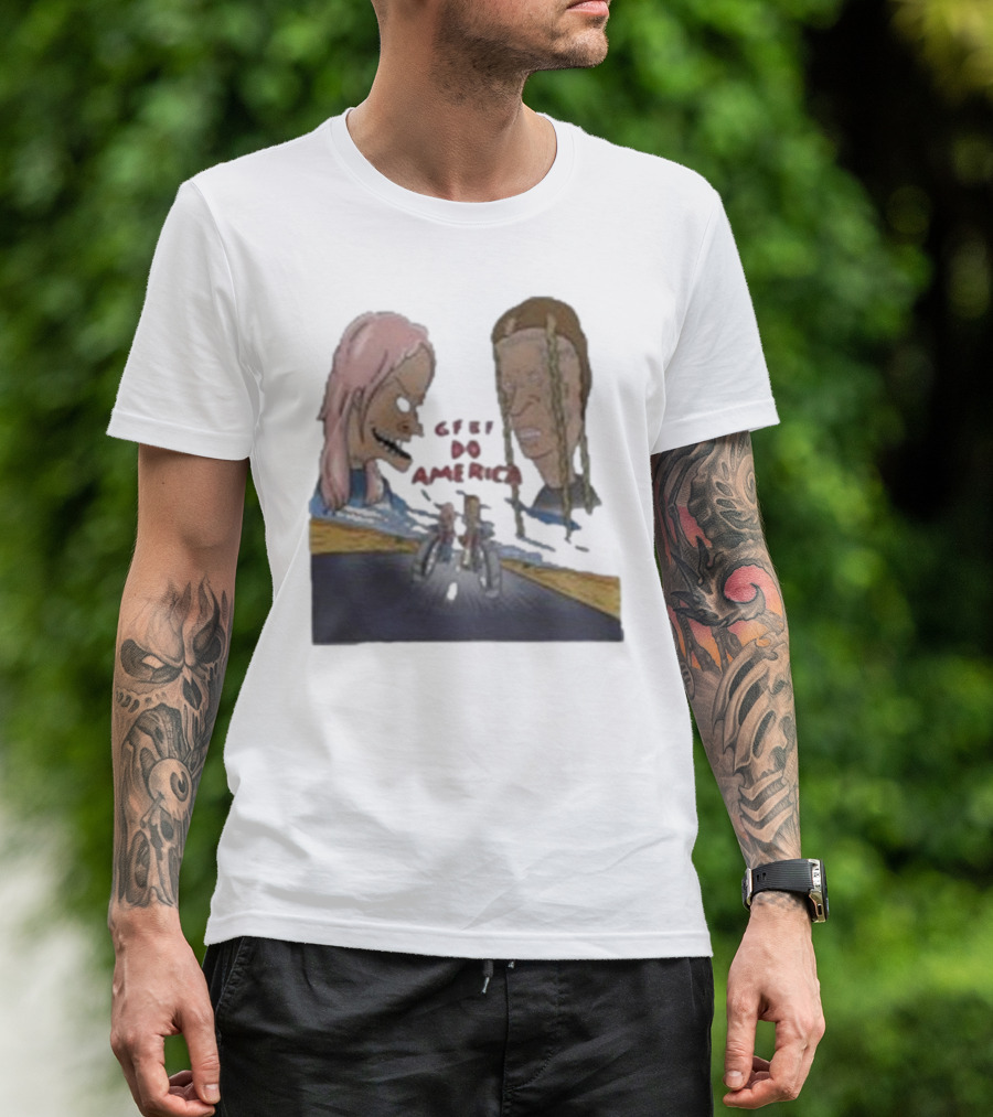 Beavis And Butt-Head X GFBF Do America Racing Adventure T-Shirt