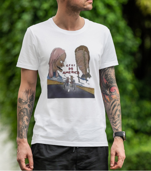 Beavis And Butt-Head X GFBF Do America Racing Adventure T-Shirt