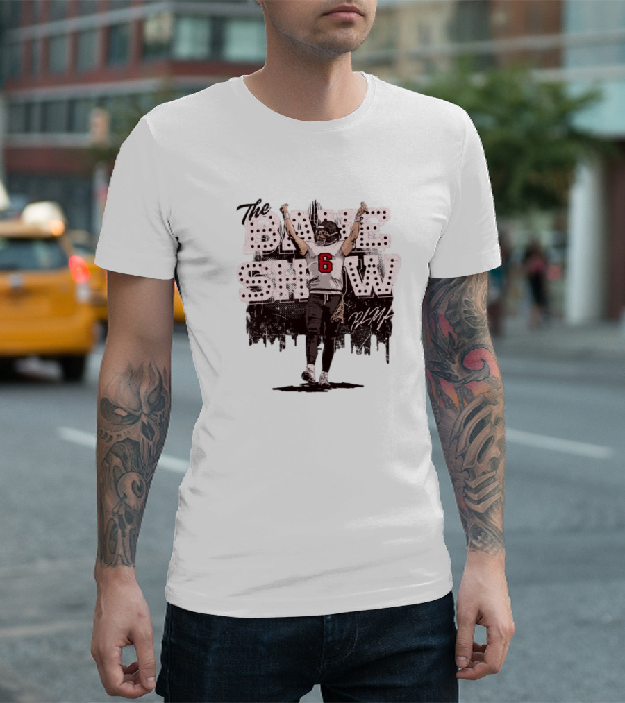 Baker Mayfield Tampa Bay Buccaneers NFL The Bake Show Signature Victory T-Shirt