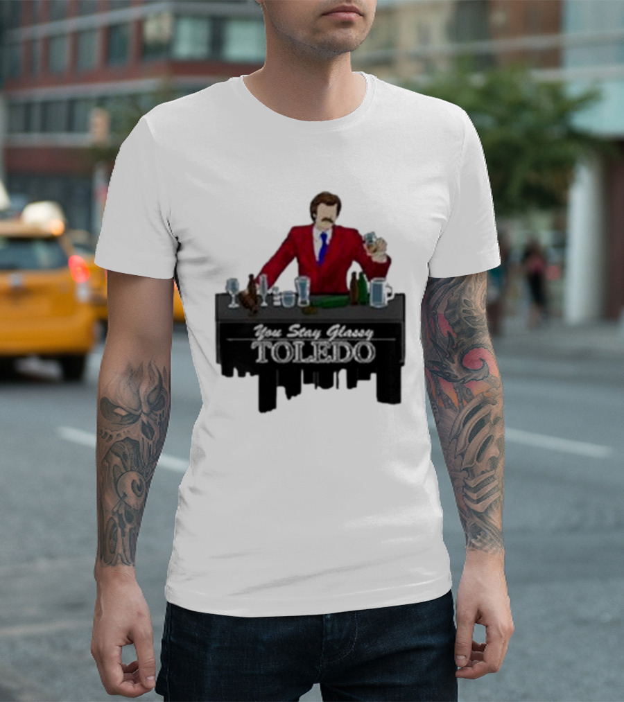 You Stay Classy Toledo 2024 Red Suit Iconic T-Shirt