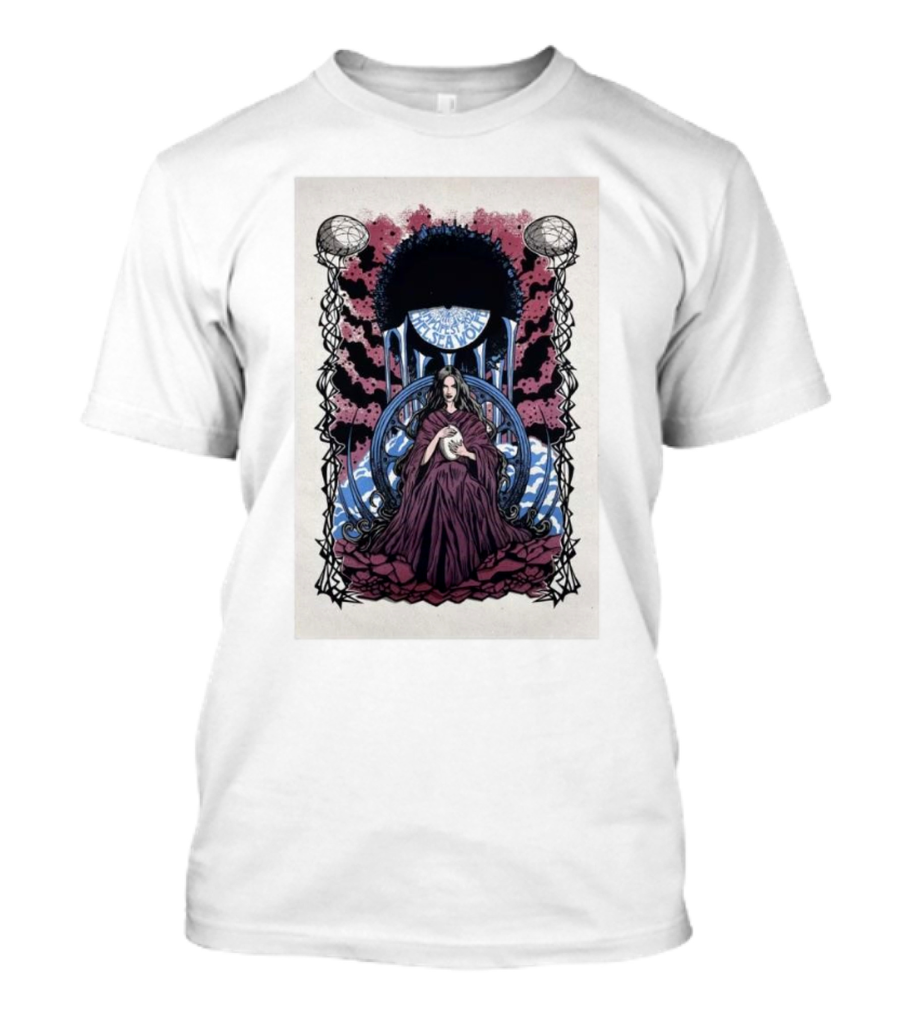 Chelsea Wolfe Nov 11 2024 Porto Portugal Enigmatic Gothic Art Nouveau Symbolism T-Shirt