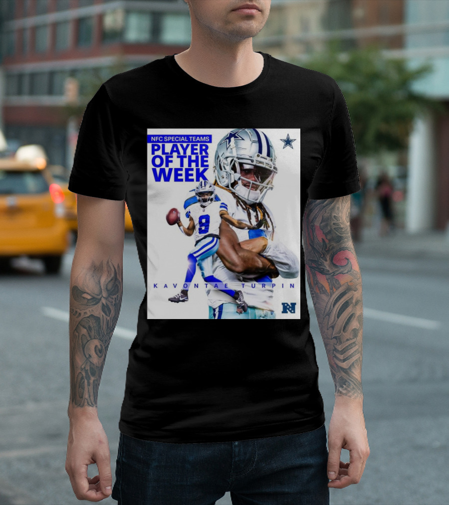 KaVontae Turpin Dallas Cowboys NFC Special Teams Player Of The Week Player Of The Week T-Shirt