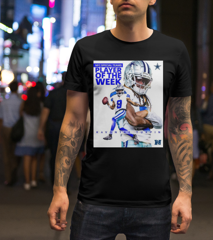 KaVontae Turpin Dallas Cowboys NFC Special Teams Player Of The Week Player Of The Week T-Shirt