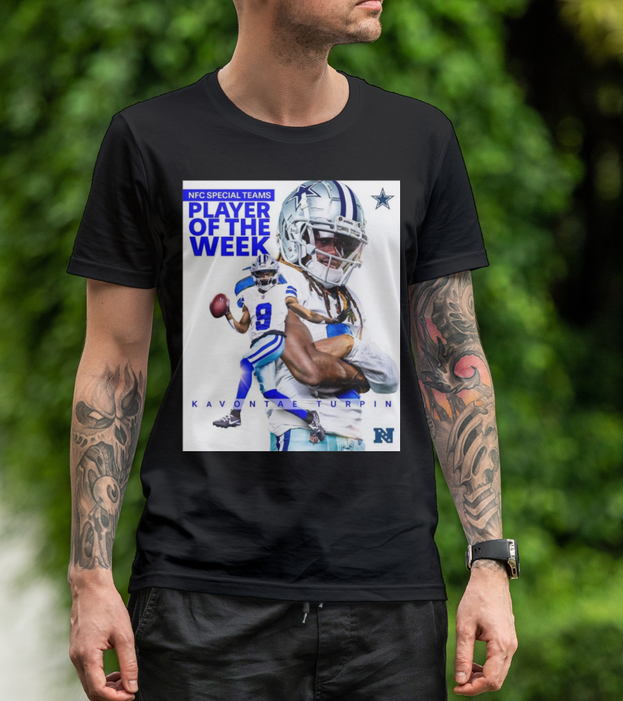 KaVontae Turpin Dallas Cowboys NFC Special Teams Player Of The Week Player Of The Week T-Shirt