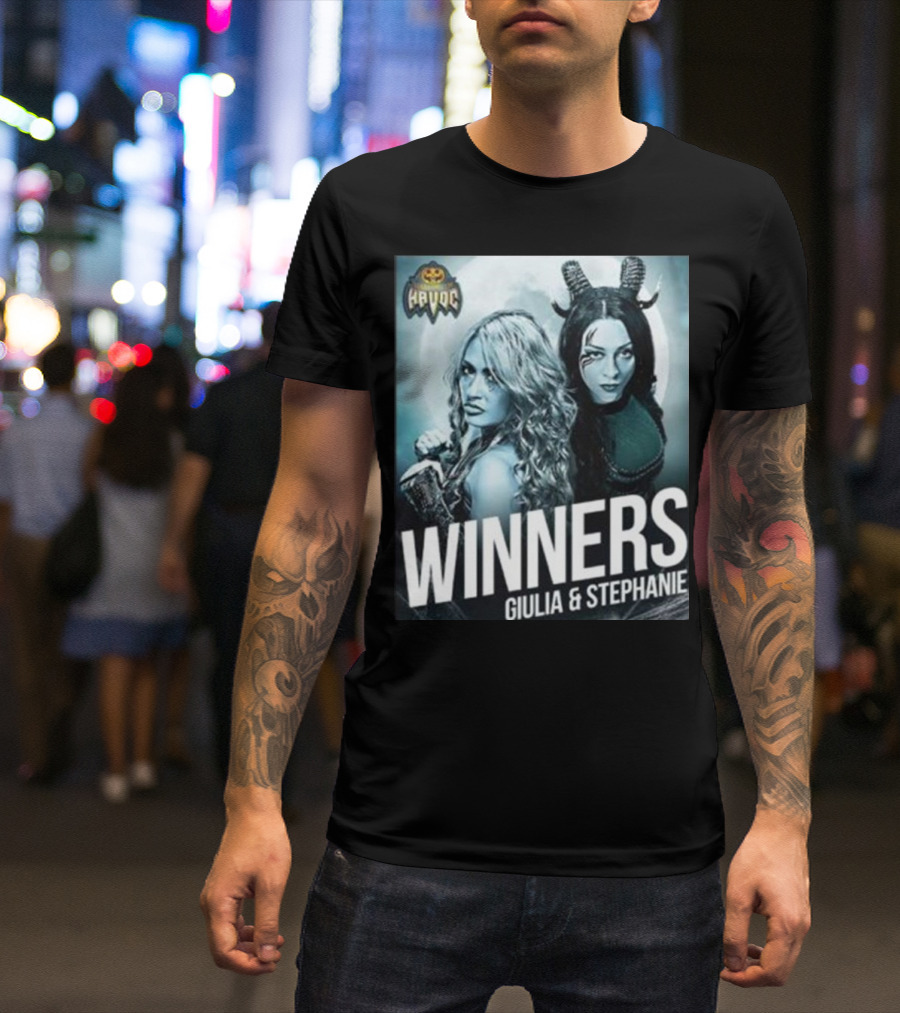 Winners Giulia And Stephanie WWE NXT Halloween Havoc 2024 Vintage T-Shirt