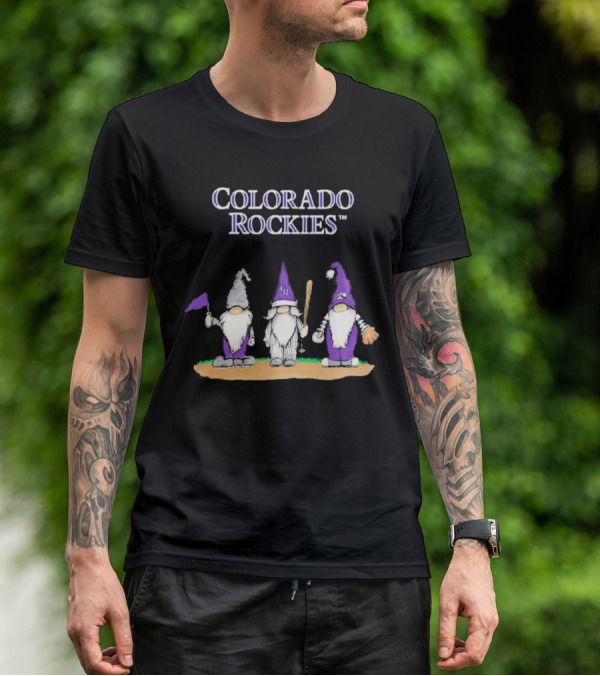 Colorado Rockies Infant Gnomes Baseball T-Shirt
