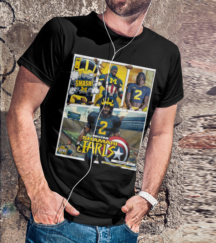 Michigan Wolverines Welcome Shamari Earls Smash Thomas Dale VA #ProcessOverPraise25 T-Shirt