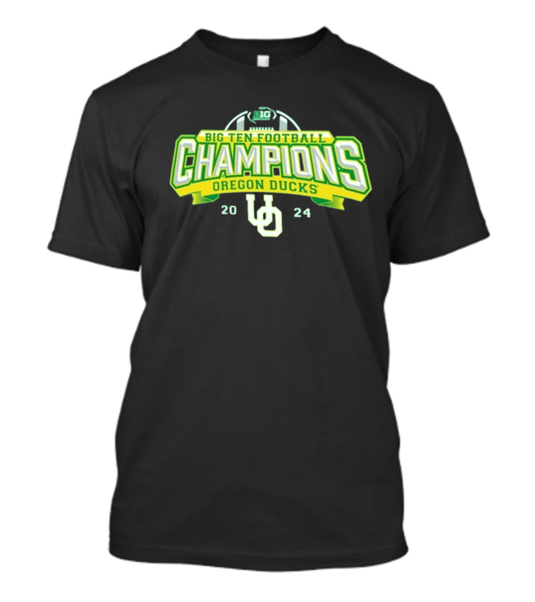 Oregon Ducks 2024 Big Ten Football Champions T-Shirt