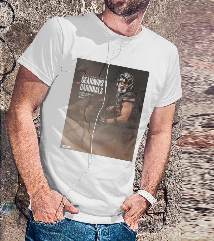 Week Fourteen Seahawks Vs Cardinals Sunday Dec 8 CBS T-Shirt