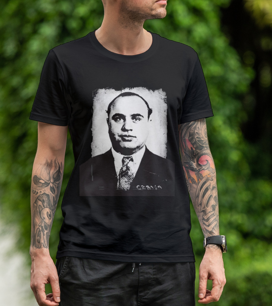 Social Distortion Black Kat Vintage Al Capone Photograph T-Shirt