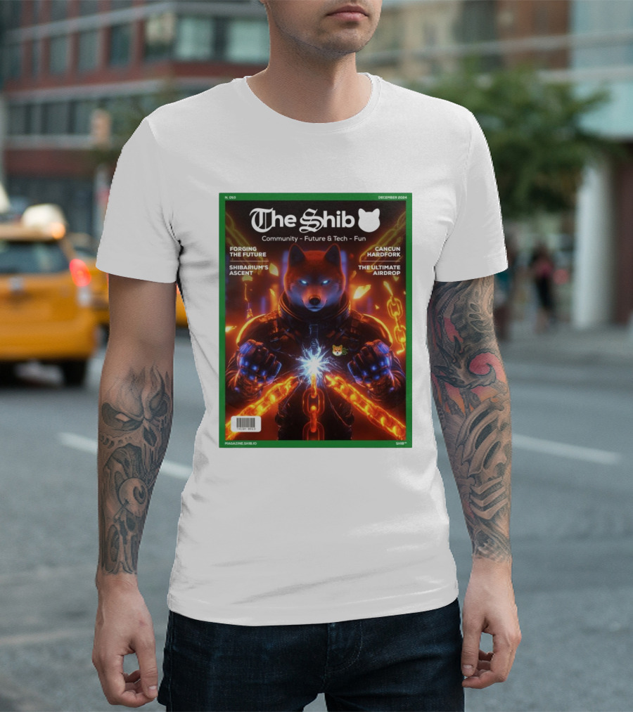 The Shib Community Future And Tech Fun Forging The Future Cancun Hardfork December 2024 Shibarium's Ascent The Ultimate Airdrop T-Shirt
