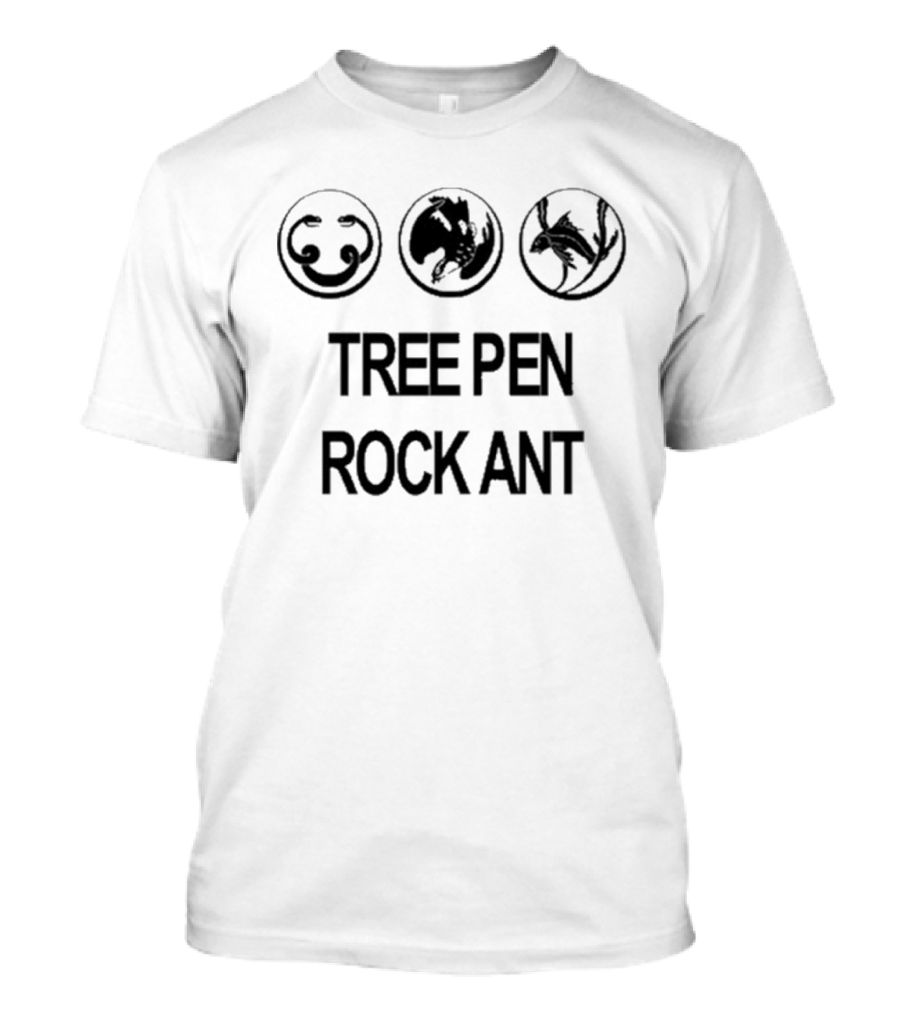 Thistlefangirl7 Tree Pen Rock Ant Symbols And Text T-Shirt